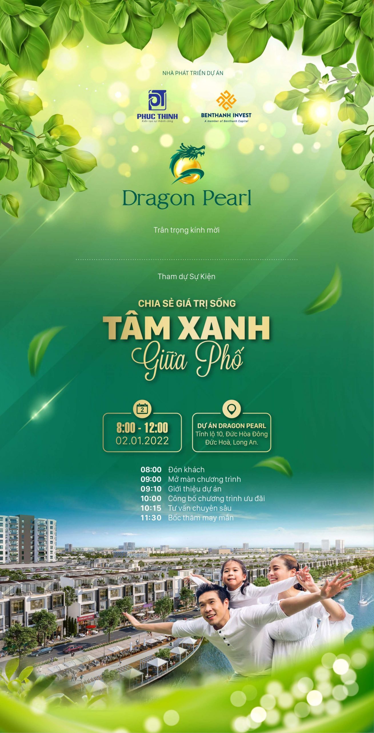 Chương trình ưu đãi khách tham quan dự án Dragon Pearl