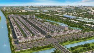 phối cảnh dự án khu dân cư đức hòa đông dragon pearl