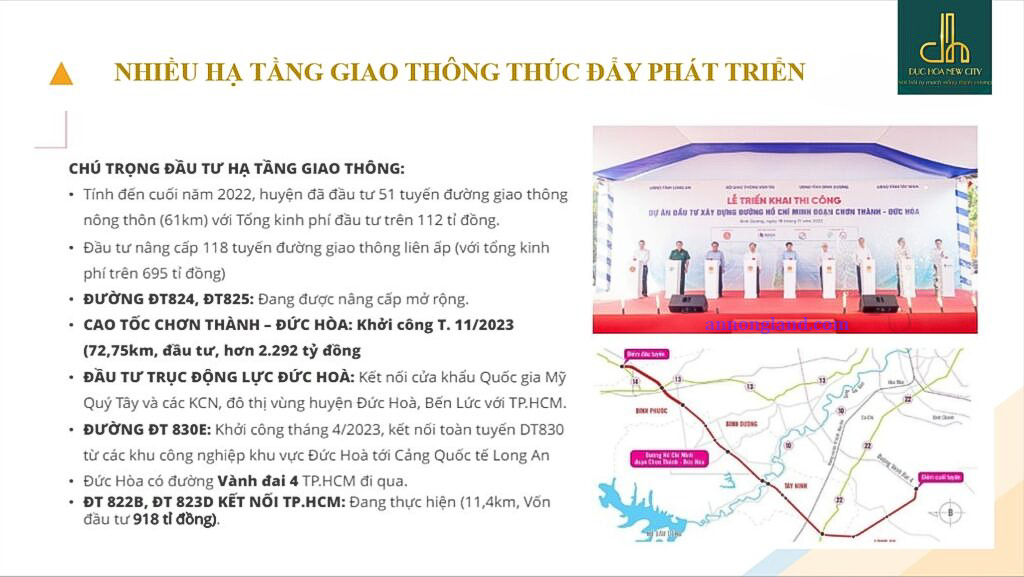 lý giải sức hút của bất động sản đức hòa long an