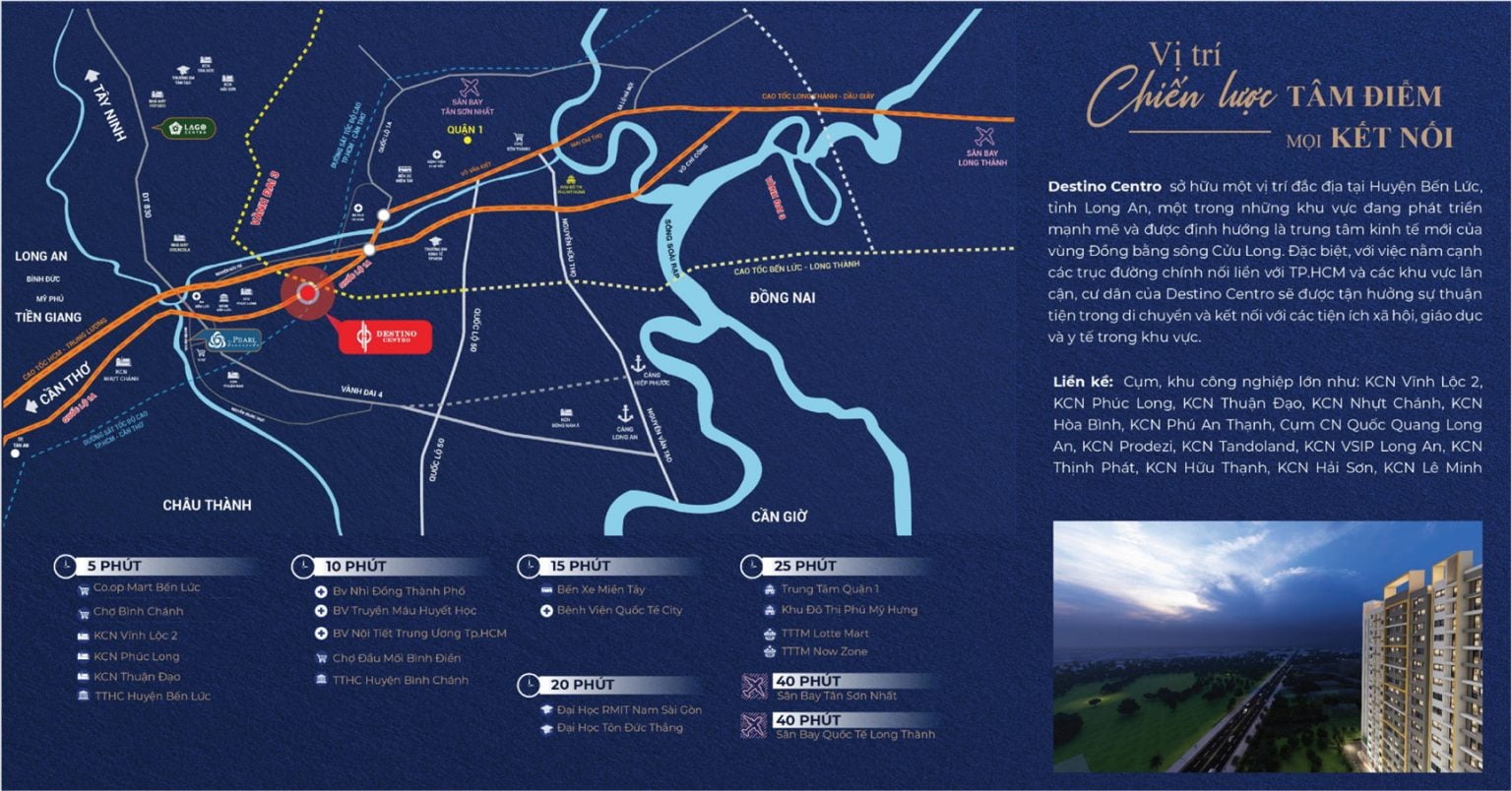 Căn hộ chung cư Cielo Destino Centro Bến Lức Long An