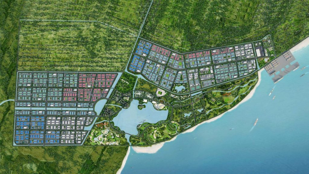 Mặt bằng dự án khu công nghiệp rạng đông aurora ip