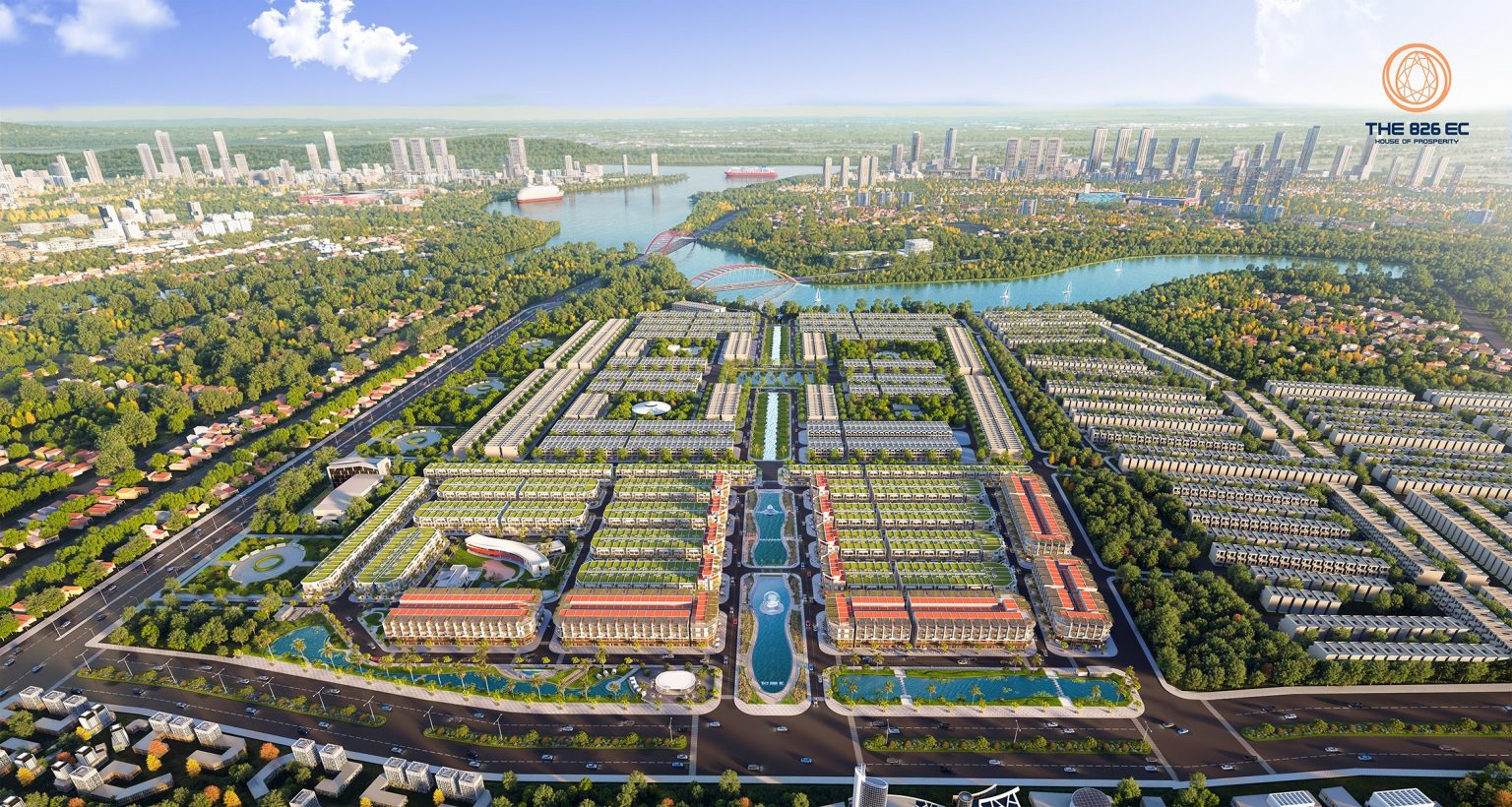 mặt bằng tổng thể dự án the 826 ec