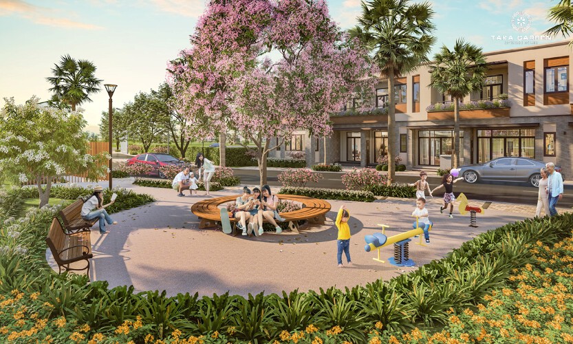 tiện ích taka garrden riverside homes