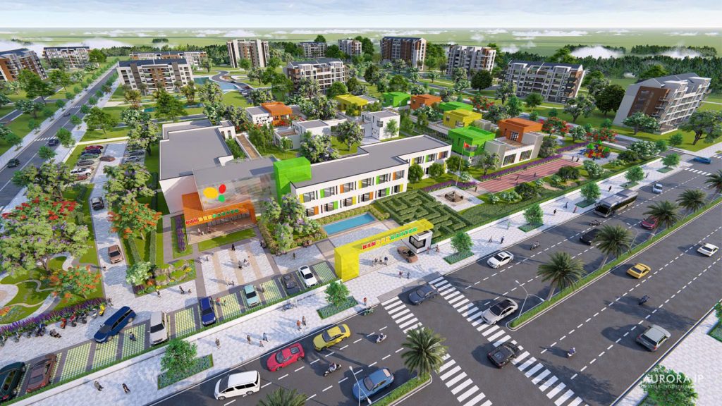 Trường mầm non dự án khu công nghiệp rạng đông aurora ip
