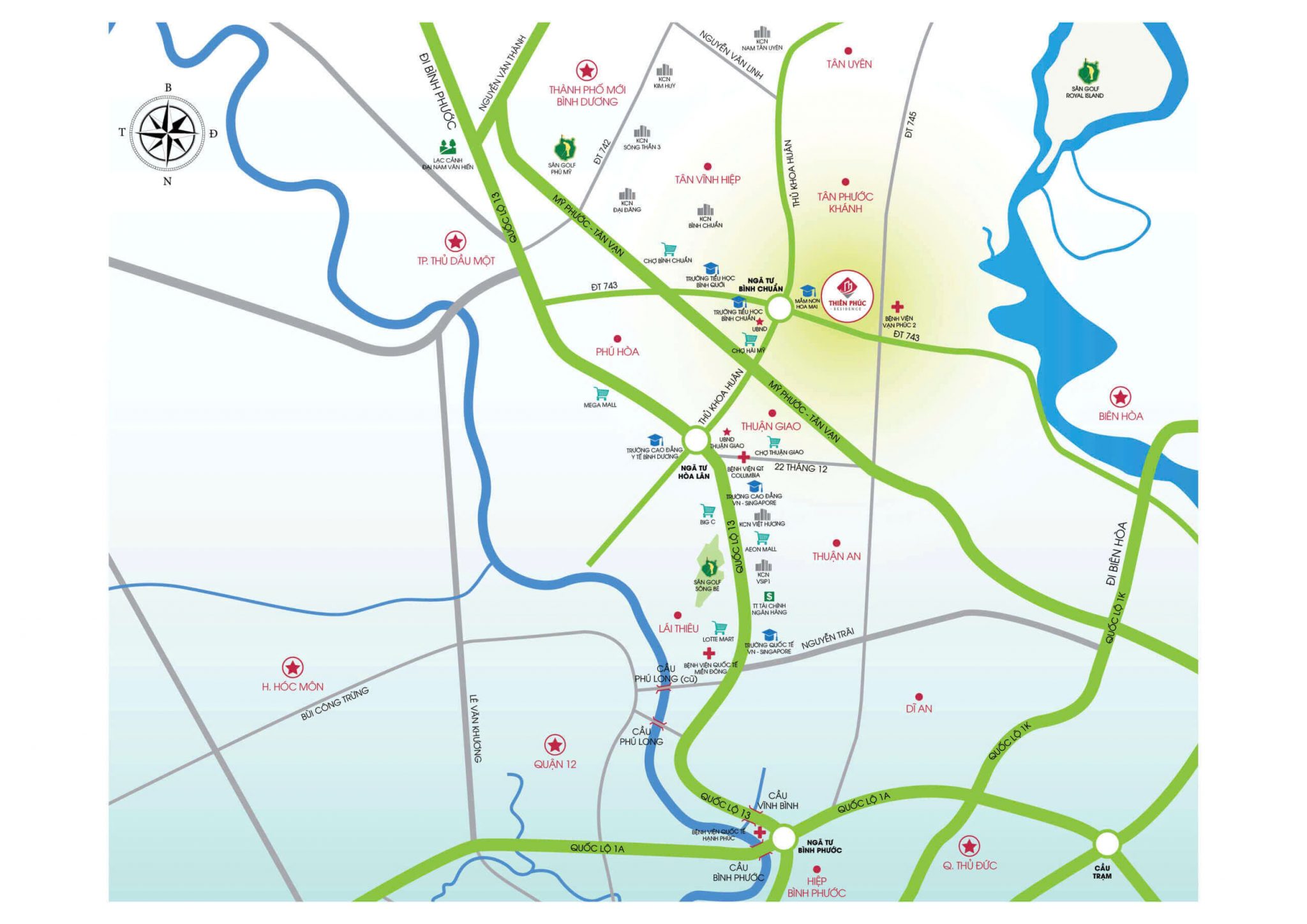 Vị trí Thiên phúc residence